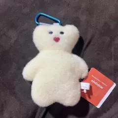 mojojojo カラビナ付きぬいぐるみポーチ 白 くま