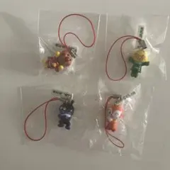 未使用・未開封ストラップ　アンパンマン ・メロンパンナ・ドキン・バイキンマン