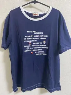 McGREGOR 半袖Tシャツ L ネイビー レディース プリント