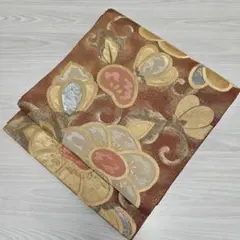 H*t様 O-617 袋帯 六通 未仕立て 刺繍 正絹 着物