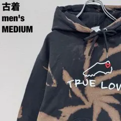 헌 옷 포트 앤 컴퍼니 파커 TRUE LOVE 블리치 블랙 M