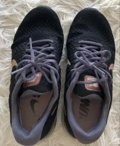 Nike Air Max ランニングシューズ ブラック/グレー　レディース