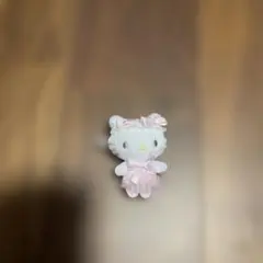サンリオ　ハローキティ　白猫バレリーナ　シークレットヘアクリップ