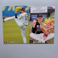 カルビー プロ野球チップス 佐々木朗希 カード 2枚セット