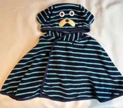 犬フード付きストライプポンチョ　kladskap