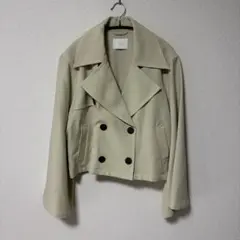 【HARE】ソデフレアショートトレンチ ベージュ アウターのサムネイル