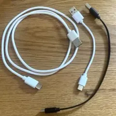 【3本セット】USB Type-Cケーブル 1m / 25.5cm / 16cm