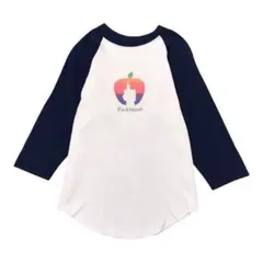 90s Fuckintosh ビンテージ七分袖ラグランTシャツ　USA製 Lのサムネイル