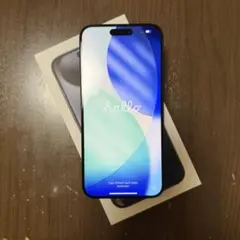 【美品・完動品】iPhone 15 ProMax 256GB ブルーチタニウム