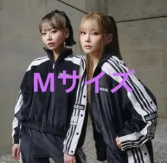ADIDAS Mサイズ アディブレイク ベロア トラックトップ 黒 IW5581