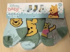 Disney Winnie the Pooh ベビー靴下 3足セット