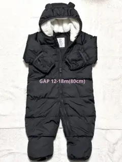 Baby GAP クマ耳付きジャケット 12-18m ダークグレー