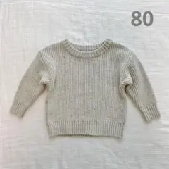 韓国子供服 ニットセーター 80