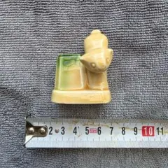 猫モチーフ 楊枝立 5個セット 焼物 昭和レトロ 猫 置物 一輪挿し