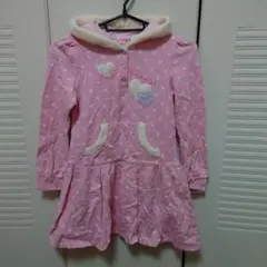 mezzo piano 水玉模様 ワンピース 140cm