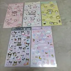 ⭐️おすすめ⭐️サンリオ　箔押しシール　まとめ売り【早い者勝ち】クロミ マイメロ