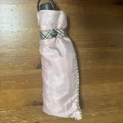 Burberry バーバリー ピンク 折りたたみ傘 晴雨兼
