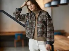 BLOUSON / Big Check Tweed Julinaのサムネイル