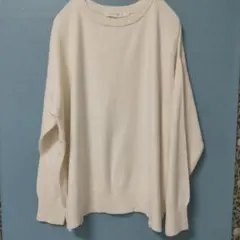 AMERICAN EAGLE 　ライトアイボリー 長袖ニット M