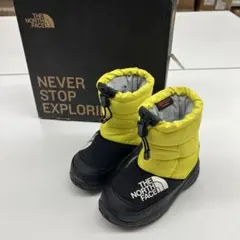 THE NORTH FACE キッズブーツ 黒/黄色