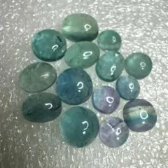 高品質天然フローライト　ルースセット　2949