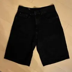 ZARA ブラック デニム ショートパンツ EUR40のサムネイル