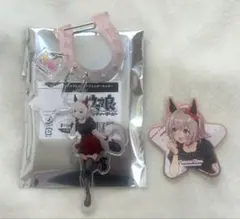 ウマ娘 ららぽーと カラビナ付きアクリルキーホルダー カレンチャン 特典付きのサムネイル