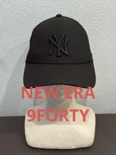 NEW ERA ニューエラ 9FORTY ヤンキース キャップ 黒×黒刺繍 帽子