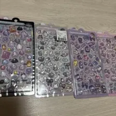 ボンボンドロップシール 4点セット 立体シール