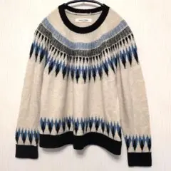 Ordinary Federation 求心柄 幾何学模様 ニット セーター