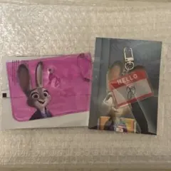 ズートピア2 映画 入場者特典 韓国限定 キーホルダー＆ポーチ　ジュディ