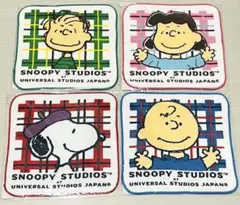 【新品】スヌーピー ハンドタオル ４枚セット