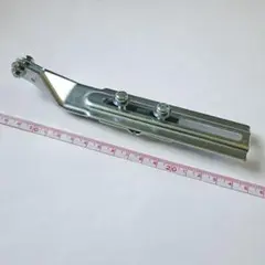【廃番】砲弾ライト用 前カゴ取付ステー 自転車ランプブラケット 希少 レアのサムネイル