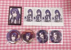 にじさんじ　VΔLZ　長尾景　チェキ風カード　缶バッジ