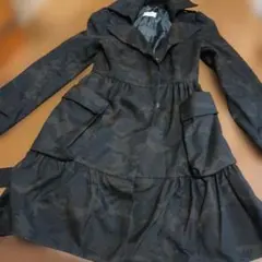 カモフラージュ迷彩柄 トレンチコート