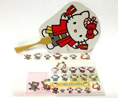 ハローキティ HELLO KITTY にっぽんど真ん中祭り記念 うちわ&レター