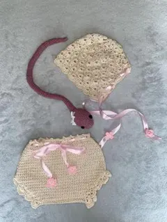 ニューボーンフォト衣装ヘビ