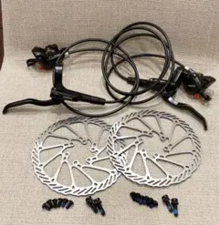 SHIMANO 油圧ディスクブレーキ 前後セット BL-MT201 中古 - メルカリ
