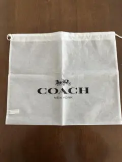 COACH ホワイトショップ袋 約41cm x 約35cm