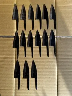 黒打　丹念に鍛造された刃物素材50本刃頭 黒打ち 丹念に鍛造 された和包丁 刃頭 20本セット - メルカリ