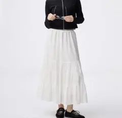 gu ティアードフレアスカート