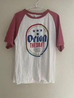 オリオンビール Tシャツ ホワイト/レッド