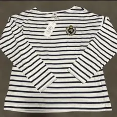 新品　プチバトー　ボーダー　長袖　Tシャツ　152