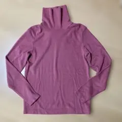 美品☆ UNIQLOヒートテックS フリースタートルネックT