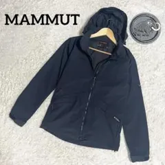 ✨希少✨MAMMUT マウンテンタフジャケット ナイロン フード収納 ネイビーのサムネイル