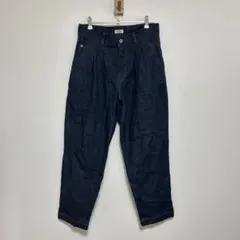 D.M.G. タックデニムパンツ インディゴのサムネイル