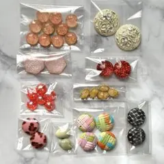 カボション、デコパーツ、貼り付けパーツ まとめ売り