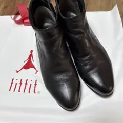 fitfit ブラック アンクルブーツ【お値下げ】