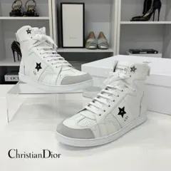 未使用 クリスチャンディオール DiorStar スター ハイカットスニーカーのサムネイル