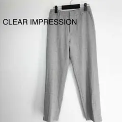 クリアインプレッション　グレー　パンツ　ズボン　スラックス　2のサムネイル